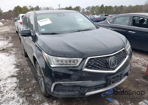 2018 Acura Mdx Technology Package Acurawatch Plus Pkg из США, поврежденный, VIN 5J8YD4H58JL005687